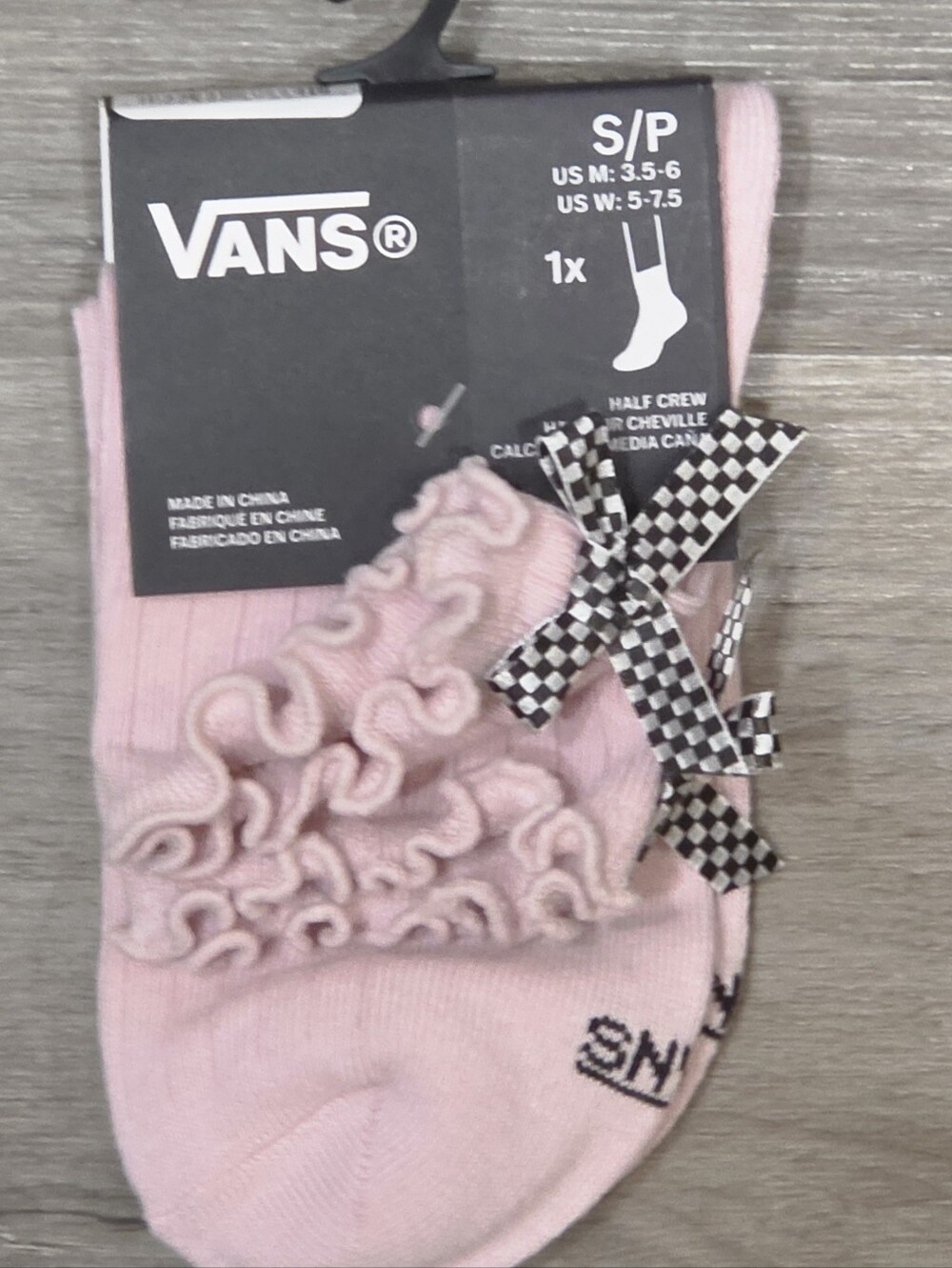 Vans Rufflen Low Crew Socks - Picture 3 of 6